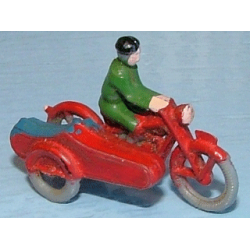 HO Scale, Motorcycle with Sidecar Long Touring