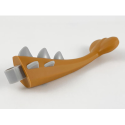 Dinosaur Tail Ankylosaurus with Pin Hole and Light Bluish Gray Spikes Pattern Dinosaur Tail Ankylosaurus with Pin Hole and Light Bluish Gray Spikes Pattern