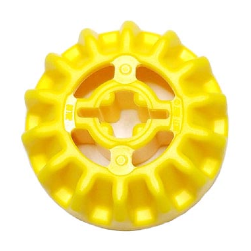 Деталь LEGO 69762 Technic, Gear 14 Tooth Bevel Thick - Yellow