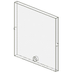 Glass for Window 1 x 6 x 5 - Trans-Clear Glass for Window 1 x 6 x 5 - Trans-Clear