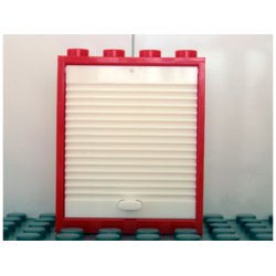 Door, Frame 1 x 4 x 4 Lift with White Door (6154 / 6155) - Red