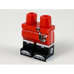 Hips and Legs with Black Boots, Silver Key, White Cloud, White Stripes and Clouds on Sides Pattern Hips and Legs with Black Boots, Silver Key, White Cloud, White Stripes and Clouds on Sides Pattern