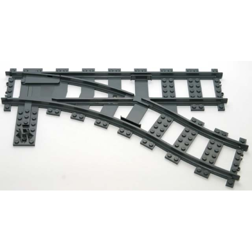 Деталь LEGO 53404 Train, Track Plastic (RC Trains) Switch Point Right
