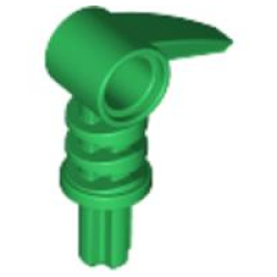 Bionicle 2 x 3 Axle Connector with Tooth - Green