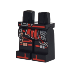 Hips and Legs with Red Sash, Armor, Red Knee Straps and Red Zoris Pattern Hips and Legs with Red Sash, Armor, Red Knee Straps and Red Zoris Pattern