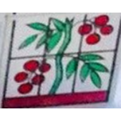 Duplo, Tile 2 x 2 x 1 with Outdoors Mosaic Picture 18 Pattern