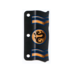 Plastic Flag 3 x 6 Ninja Pattern Black