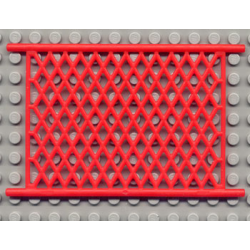 Net, Plastic 8 x 12 Lattice - Red