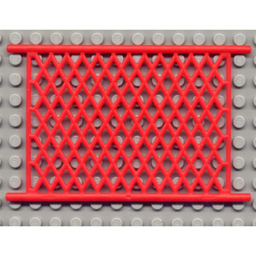 Деталь LEGO 48294 Net, Plastic 8 x 12 Lattice - Red