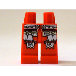 Hips and Legs with White Belt, White Tassels and Silver Outlined Knee Pads Pattern Hips and Legs with White Belt, White Tassels and Silver Outlined Knee Pads Pattern