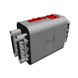 Electric 9V Battery Box 4 x 11 x 7 with Red Switch