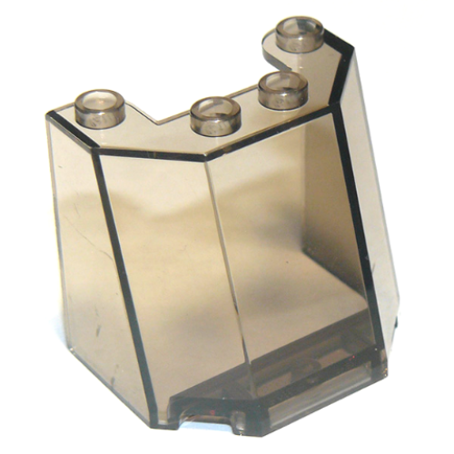 Деталь LEGO 84954 Windscreen 3 x 4 x 3 - Trans-Brown