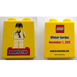 Duplo, Brick 1 x 2 x 2 with LEGO Benefits Fair Winter Garden November 1, 2012 Pattern Duplo, Brick 1 x 2 x 2 with LEGO Benefits Fair Winter Garden November 1, 2012 Pattern