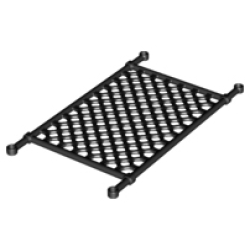Net, Plastic 8 x 14 Lattice - Black