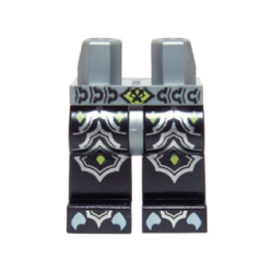 Hips and Black Legs with Silver Scaled Armor, Lime Diamonds and White Claws Pattern Hips and Black Legs with Silver Scaled Armor, Lime Diamonds and White Claws Pattern