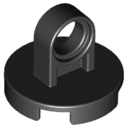 Tile, Round 2 x 2 with Lifting Ring Thick and Bottom Stud Holder