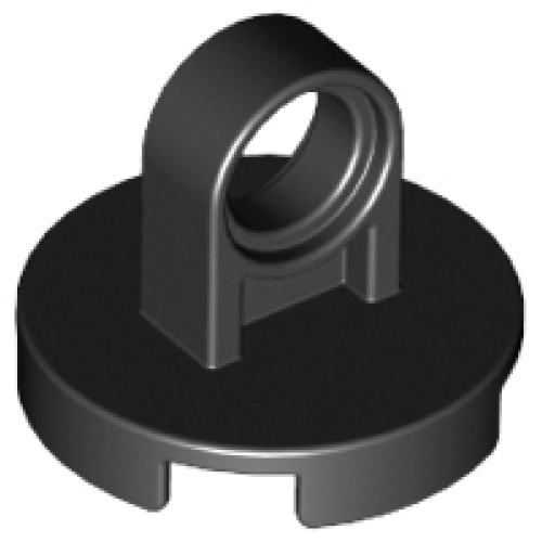 Деталь LEGO 74698 Tile, Round 2 x 2 with Lifting Ring Thick and Bottom Stud Holder