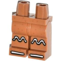 Hips and Legs with White Lines Icing and Dark Orange Dots Pattern Hips and Legs with White Lines Icing and Dark Orange Dots Pattern