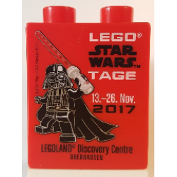 Duplo, Brick 1 x 2 x 2 with LEGO Star Wars Tage 13.-26. Nov. 2017 LEGOLAND Discovery Centre Oberhausen Pattern Duplo, Brick 1 x 2 x 2 with LEGO Star Wars Tage 13.-26. Nov. 2017 LEGOLAND Discovery Centre Oberhausen Pattern