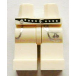 Hips and Legs with Black Belt with Stars and Silver Chains Pattern Hips and Legs with Black Belt with Stars and Silver Chains Pattern