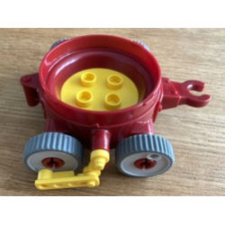 Duplo Cart with Wheels and Yellow Rod Duplo Cart with Wheels and Yellow Rod