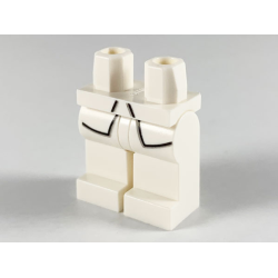 Hips and Legs with Black Coattails Line Pattern Hips and Legs with Black Coattails Line Pattern