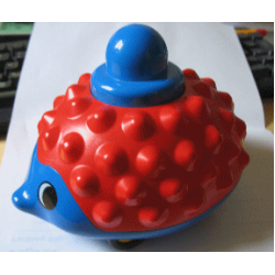 Primo Animal Hedgehog on Wheels, Red Spines