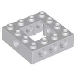 Technic, Brick 4 x 4 Open Center - Light Bluish Gray Technic, Brick 4 x 4 Open Center - Light Bluish Gray