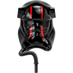 Large Figure Head Modified SW Elite TIE Fighter Pilot with Hose with Red Stripes Pattern Large Figure Head Modified SW Elite TIE Fighter Pilot with Hose with Red Stripes Pattern