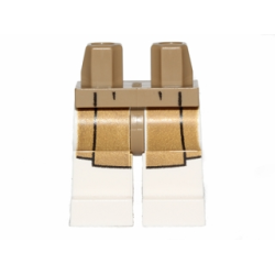 Hips and White Legs with Tan SW Jedi Robe Pattern Hips and White Legs with Tan SW Jedi Robe Pattern