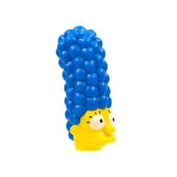 Minifigure, Head, Modified Simpsons Marge Simpson with Wide Eyes Pattern
