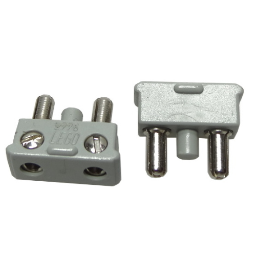 Деталь LEGO 2776c01 Electric, Connector, 2-Way Male Squared Narrow Short