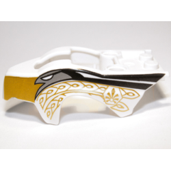 Flywheel Fairing Bird Raptor Shape with Eagle and Gold Ornament Pattern
