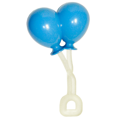 Деталь LEGO 31432c01 Duplo Utensil Balloons with Frosted Trans-Clear Flexible Rubber Handle - Medium Blue
