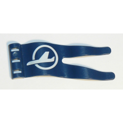 Duplo Flag Wavy 2 x 5 with White Airplane in Circle Pattern Duplo Flag Wavy 2 x 5 with White Airplane in Circle Pattern