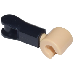 Large Figure Lower Arm with Bar Handle with Molded Medium Tan Hand Pattern