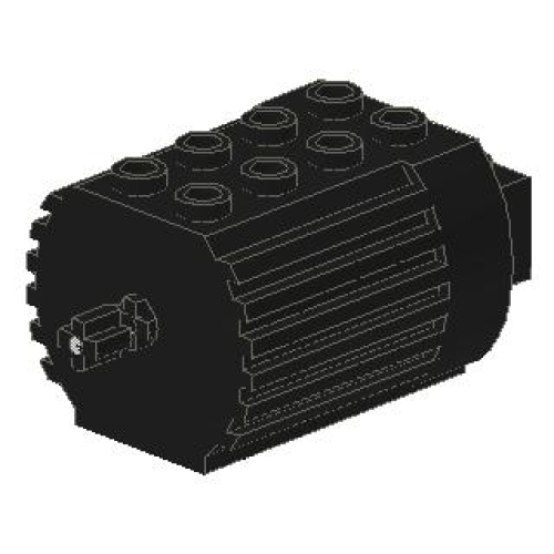 Деталь LEGO bb0022 Electric, Motor 12V (Undetermined Type)