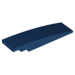 Slope, Curved 8 x 2 - Dark Blue