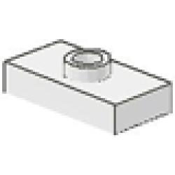 Plate, Modified 1 x 2 with 1 Stud, Jumper (Undetermined Type)