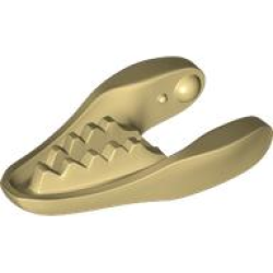 Dinosaur Jaw Lower Raptor - Tan