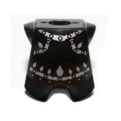 Minifigure Armor Breastplate with Leg Protection with Evil Knight Silver Diamond Pattern Minifigure Armor Breastplate with Leg Protection with Evil Knight Silver Diamond Pattern