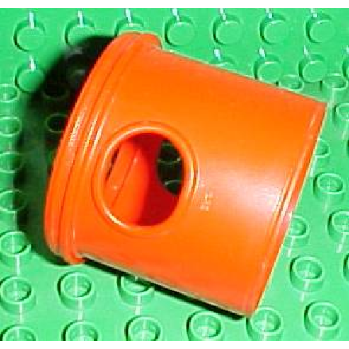 Деталь LEGO 41288 Duplo Ball Tube Straight with Opposing Oval Holes - Red