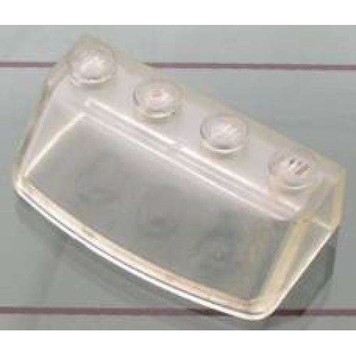 Деталь LEGO x453 Windscreen 2 x 4 x 1 Curved Front