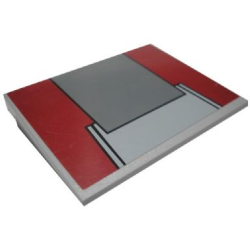 Slope 10 6 x 8 with SW AT-TE Top Armor Plate Pattern (Sticker) - Set 7675 Slope 10 6 x 8 with SW AT-TE Top Armor Plate Pattern (Sticker) - Set 7675