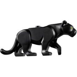 Cat, Large (Panther) with Lime Eyes and Dark Bluish Gray Nose Pattern Cat, Large (Panther) with Lime Eyes and Dark Bluish Gray Nose Pattern