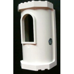 Belville Wall, Tower with Window with Snowflake Pattern on Outside (Sticker) - Set 7581 Belville Wall, Tower with Window with Snowflake Pattern on Outside (Sticker) - Set 7581