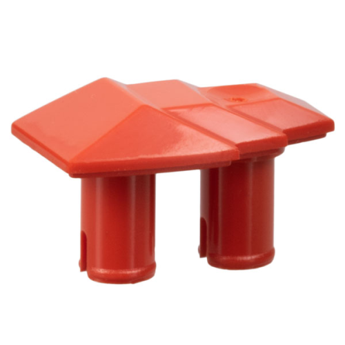 Деталь LEGO 47501 Vehicle, Fairing 1 x 2 Stepped with Two Pins - Red