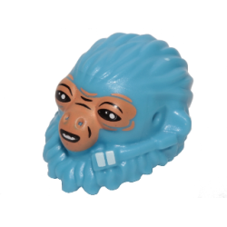 Minifigure, Head, Modified SW Ardennian with Nougat Face Pattern (Rio Durant)