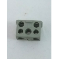 Electric, Connector, 2-Way Male Squared Narrow Long without Center Post with Center Hole - Root Electric, Connector, 2-Way Male Squared Narrow Long without Center Post with Center Hole - Root