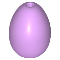 Egg with Small Pin Hole - Medium Lavender